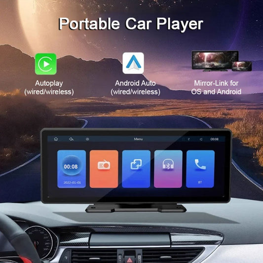 2025 Newest Portable Carplay Screen for Car, 7 Inch IPS Touchscreen Car Stereo Support Wireless Carplay DealsforYouDays