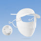 Full Face Ice Silk Sunscreen Mask Hat Set