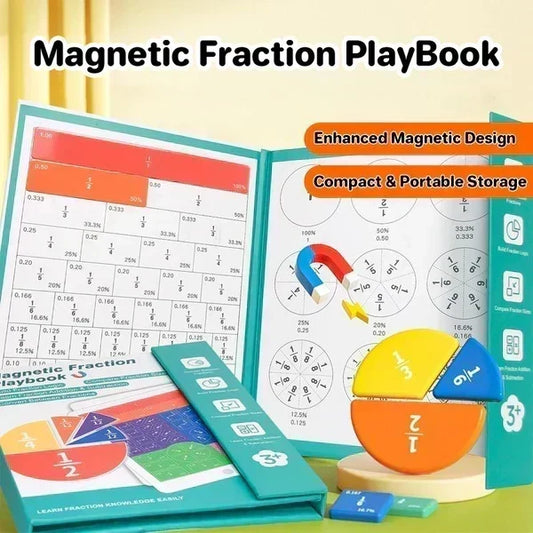 🧮 Magnetic Fraction Book | Hands-On Math Learning