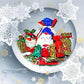 Premium Christmas Drawstring Gift Bag