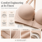 Invisible Strap Front Buckle Push Up Bra