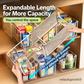 🔥Transparent telescopic medicine holder — Extendable, perfect for tidying up your cabinet 💊
