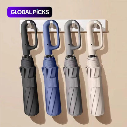 ⏳🔥LIMITED-TIME 50% OFF! ⏰☔Automatic Folding Umbrella – Windproof, Waterproof & Compact