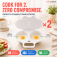 🥚Microwave Egg Poacher with Lid & Handle