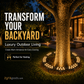 🌳💡 Ring-Shaped Solar Tree Lights – Weatherproof Outdoor Spotlights Ideal for Trees, Pillars, and Gardens