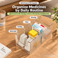 🔥Transparent telescopic medicine holder — Extendable, perfect for tidying up your cabinet 💊