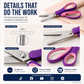 Multipurpose Pinking Shears Serrated Scissors
