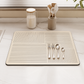 Minimalist Non-Slip Water-Absorbing Mat for Tabletops