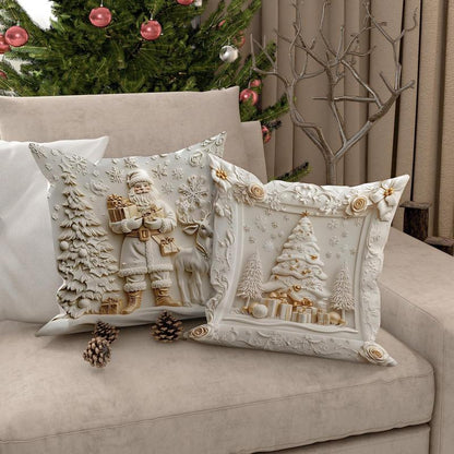 ⏰ Last Day: 4 for Only $19.90! ⚡ Over 50,000 Sold! 💕 Christmas-Themed Cushion Covers 🎁
