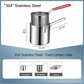 Multifunctional 304 Stainless Steel Frying Pot