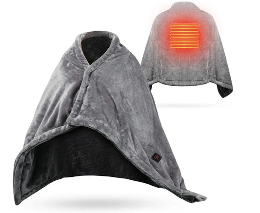 Custom Graphene Usb Charging Camping Infrared Heated Electric Throw Blanket for Winter