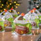 25pcs Christmas Tree Shaped Snack Bags with Handle