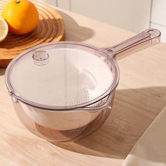 Multifunctional vegetable and fruit draining baske