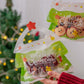25pcs Christmas Tree Shaped Snack Bags with Handle