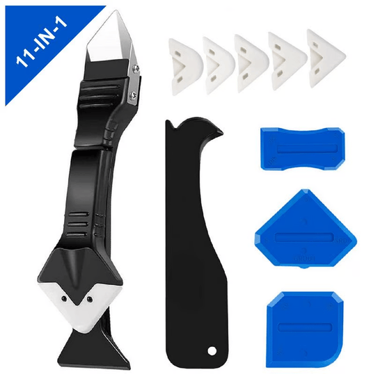 💥LAST DAY SALE 49% OFF🔥3 in1 Silicone Caulking Tools -Grout Removal Tool(Stainless Steelhead)