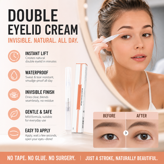 👁️✨ Double Eyelid Defining Cream – 50% OFF! Fast-drying, invisible, waterproof – natural-looking double eyelids without tape. 🔥🌸