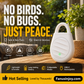 🔥Limited time offer Buy 3 get 2 free！🐦No more trouble from birds, beasts and locusts！Portable Ultrasonic Bird Repellent Keychain