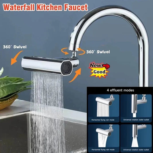 HOT SALE - 49% OFF🔥2024 New 360 Waterfall Kitchen Faucet