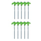 8" Screw in Tent Stakes - Ground Anchors Screw in