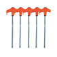 8" Screw in Tent Stakes - Ground Anchors Screw in