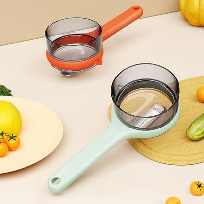 (🔥HOT SALE NOW 49% OFF)All-in-One Peeler with Waste Catcher Bucket