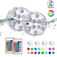 Multifunzione Impermeabile LED Luce Multicolore con Telecomando