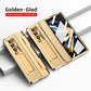 Samsung Z Fold 3 4 folding screen plain leather electroplated all-inclusive mobile phone case