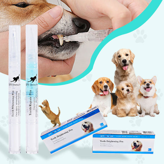 2pcs Pet Tooth Whitening Cleaning Pen Set