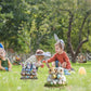 Retro Easter Bunny Garden Stake for Decoration