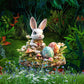 Retro Easter Bunny Garden Stake for Decoration