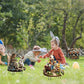Retro Easter Bunny Garden Stake for Decoration