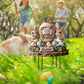 Retro Easter Bunny Garden Stake for Decoration