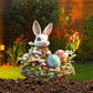 Retro Easter Bunny Garden Stake for Decoration