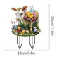 Retro Easter Bunny Garden Stake for Decoration