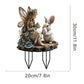 Retro Easter Bunny Garden Stake for Decoration