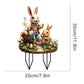 Retro Easter Bunny Garden Stake for Decoration
