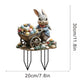 Retro Easter Bunny Garden Stake for Decoration