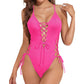 Women's Sexy V-Neck One Piece Swimsuit