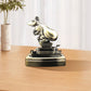 2-in-1 Vintage Metal Ashtray & Lighter
