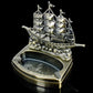 2-in-1 Vintage Metal Ashtray & Lighter