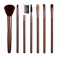 Portable 7-Piece Makeup Brush Set
