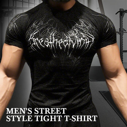 Men's Street Style Tight T-Shirt