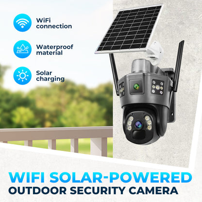 WiFi Wireless Solar-Powered Outdoor Security Camera