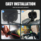 2PCS LED Devil Eyes Lights for Motorcycle Rearview Mirror
