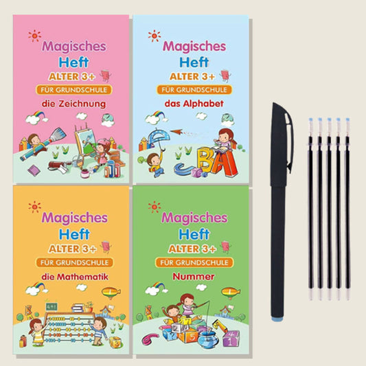 Reusable groove exercise book se