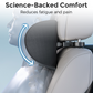 Adjustable U-Shaped Car Headrest Pillow