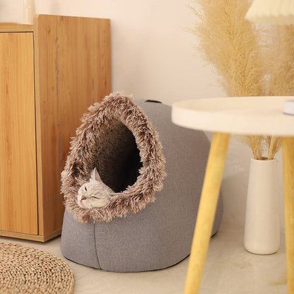 💥HOT SALE 50% OFF🐾Winter Warm Pet Cave Bed