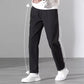 Men's Straight Loose-Fit Elastic-Waist Tapered Pants