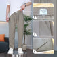Men's Straight Loose-Fit Elastic-Waist Tapered Pants