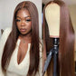 Glueless Synthetic Lace Front Wig Wear And Go Pre Plucked Pre Cut Straight Wig Vivid Self Growing Clean Hairline with Tiny Knots  Heat Resistant Fiber Natural No Glue Wig